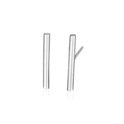 Susanne Friis Bjørner – Ørestik, sølv, 20 mm blank rund pind