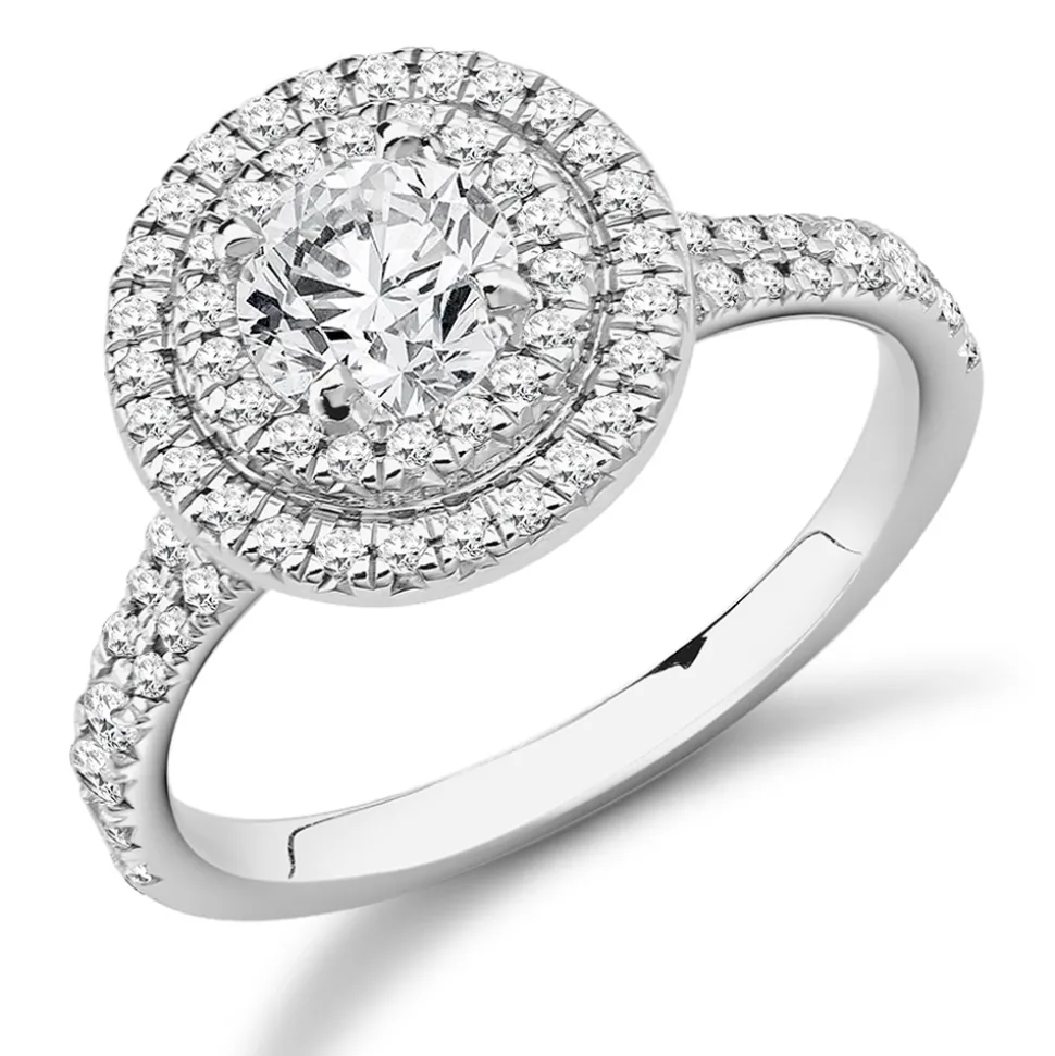 The Raphael Collection – Diamantring i hvitt gull – Totalt 1,20 ct