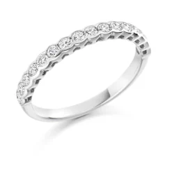 The Raphael Collection – Diamantring i hvitt gull – 2,5 mm – 0,5 ct