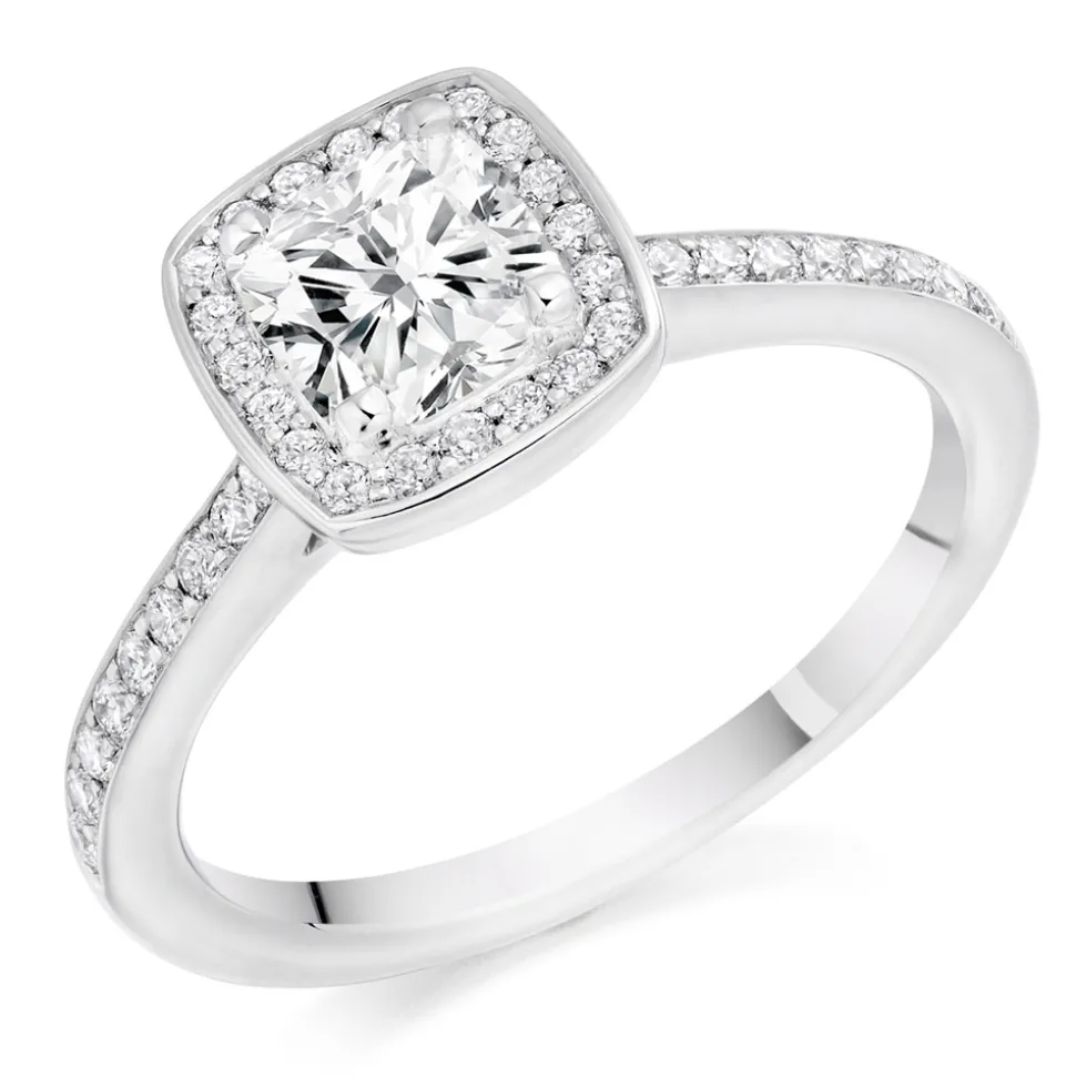 The Raphael Collection – Diamantring i hvitt gull – Totalt 1,00 ct
