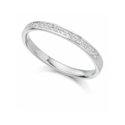The Raphael Collection – Diamantring i hvitt gull – 2,5 mm – 0,20 ct