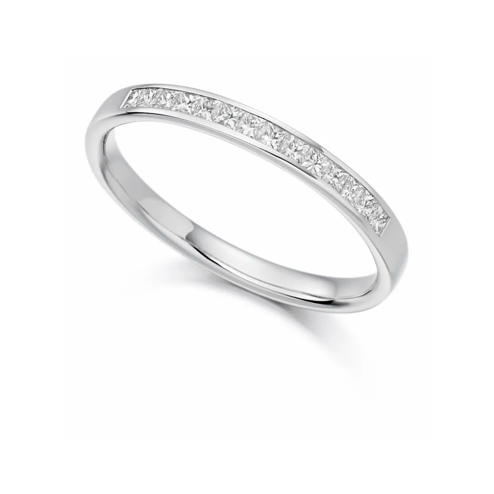 The Raphael Collection – Diamantring i hvitt gull – 2,5 mm – 0,20 ct