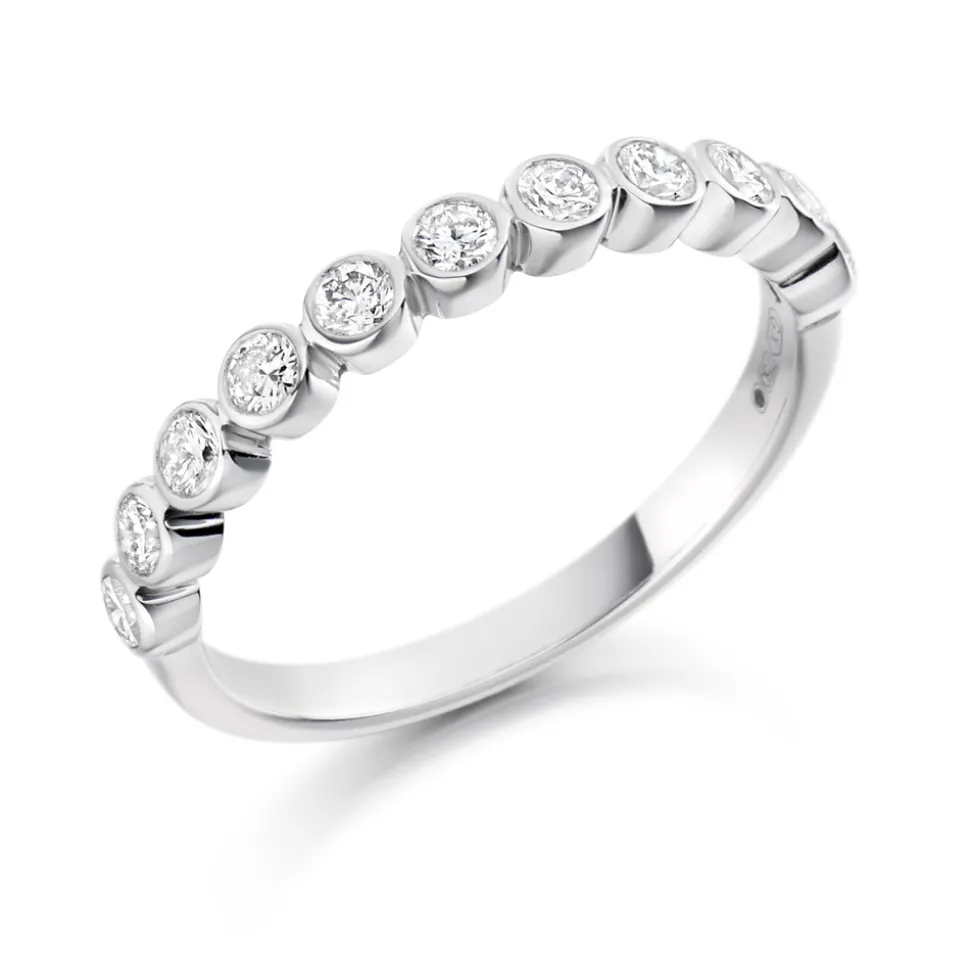 The Raphael Collection – Diamantring i hvitt gull – 2,6 mm – 0,5 ct