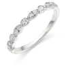 The Raphael Collection – Diamantring i hvitt gull – 2,5 mm – 0,35 ct