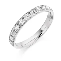 The Raphael Collection – Diamantring i hvitt gull – 3,0 mm – 0,65 ct