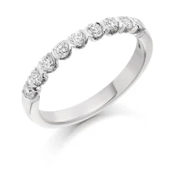 The Raphael Collection – Diamantring i hvitt gull – 2,5 mm – 0,5 ct
