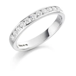 The Raphael Collection – Diamantring i hvitt gull – 3,0 mm – 0,50 ct