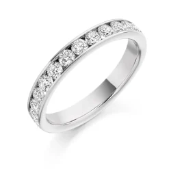 The Raphael Collection – Diamantring i hvitt gull – 3,0 mm – 0,75 ct
