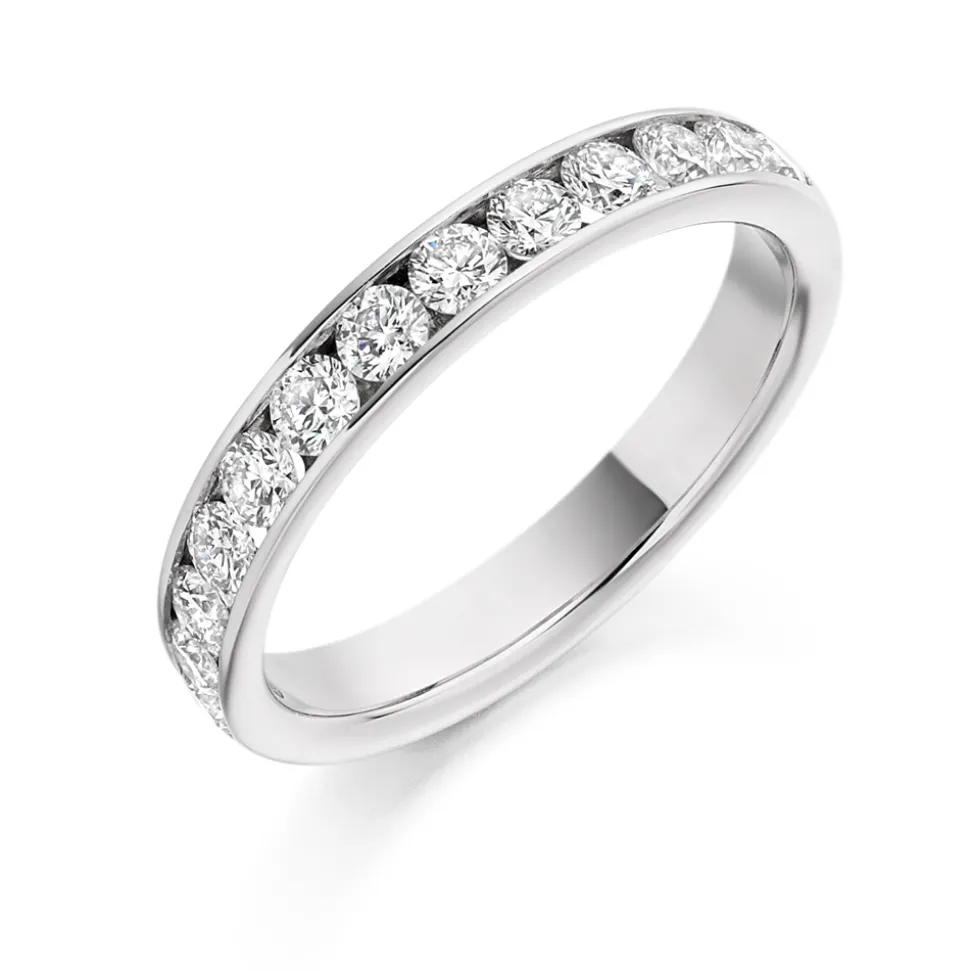 The Raphael Collection – Diamantring i hvitt gull – 3,0 mm – 0,75 ct