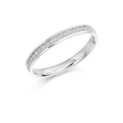 The Raphael Collection – Diamantring i hvitt gull – 2,6 mm bred – 0,17 ct