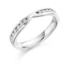 The Raphael Collection – Diamantring i hvitt gull – 3,2 mm – 0,37 ct