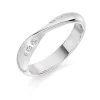 The Raphael Collection – Diamantring i hvitt gull – 3,7 mm – 0,09 ct