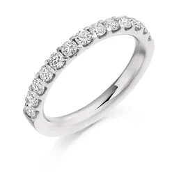 The Raphael Collection – Diamantring i hvitt gull – 2,7 mm – 0,75 ct