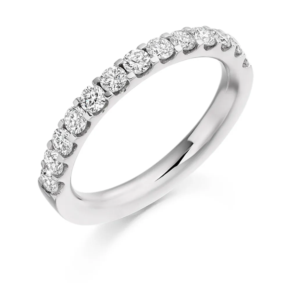 The Raphael Collection – Diamantring i hvitt gull – 2,7 mm – 0,75 ct