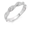 The Raphael Collection – Diamantring i hvitt gull – 3,9 mm – 0,22 ct