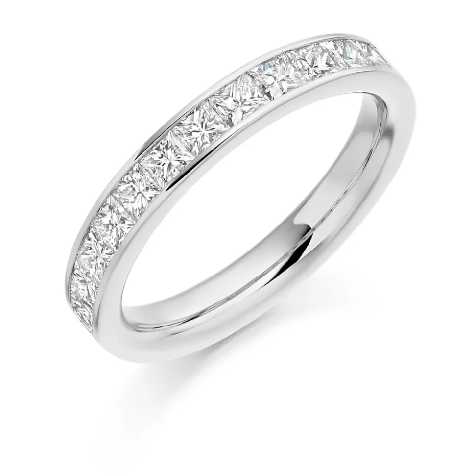 The Raphael Collection – Diamantring i hvitt gull – 3,2 mm – 1,0 ct