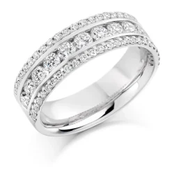 The Raphael Collection – Diamantring i hvitt gull – 6,3 mm – 1,35 ct