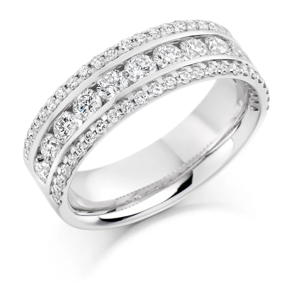 The Raphael Collection – Diamantring i hvitt gull – 6,3 mm – 1,35 ct