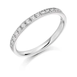 The Raphael Collection – Diamantring i hvitt gull – 2,1 mm – 0,25 ct