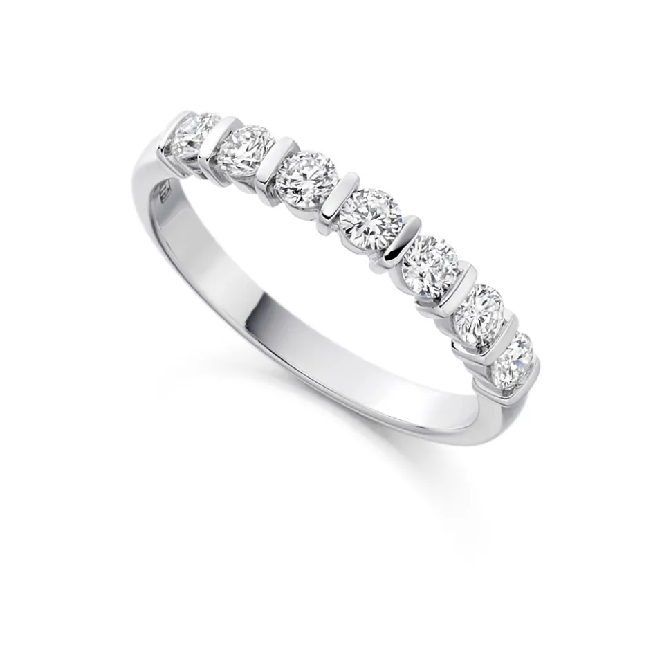 The Raphael Collection – Diamantring i hvitt gull – 2,8 mm – 0,50 ct