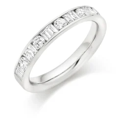 The Raphael Collection – Diamantring i hvitt gull – 3,4 mm – 0,75 ct