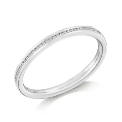 The Raphael Collection – Diamantring i hvitt gull – 1,8 mm – 0,07 ct