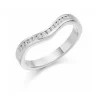The Raphael Collection – Diamantring i hvitt gull – 2,9 mm – 0,16 ct