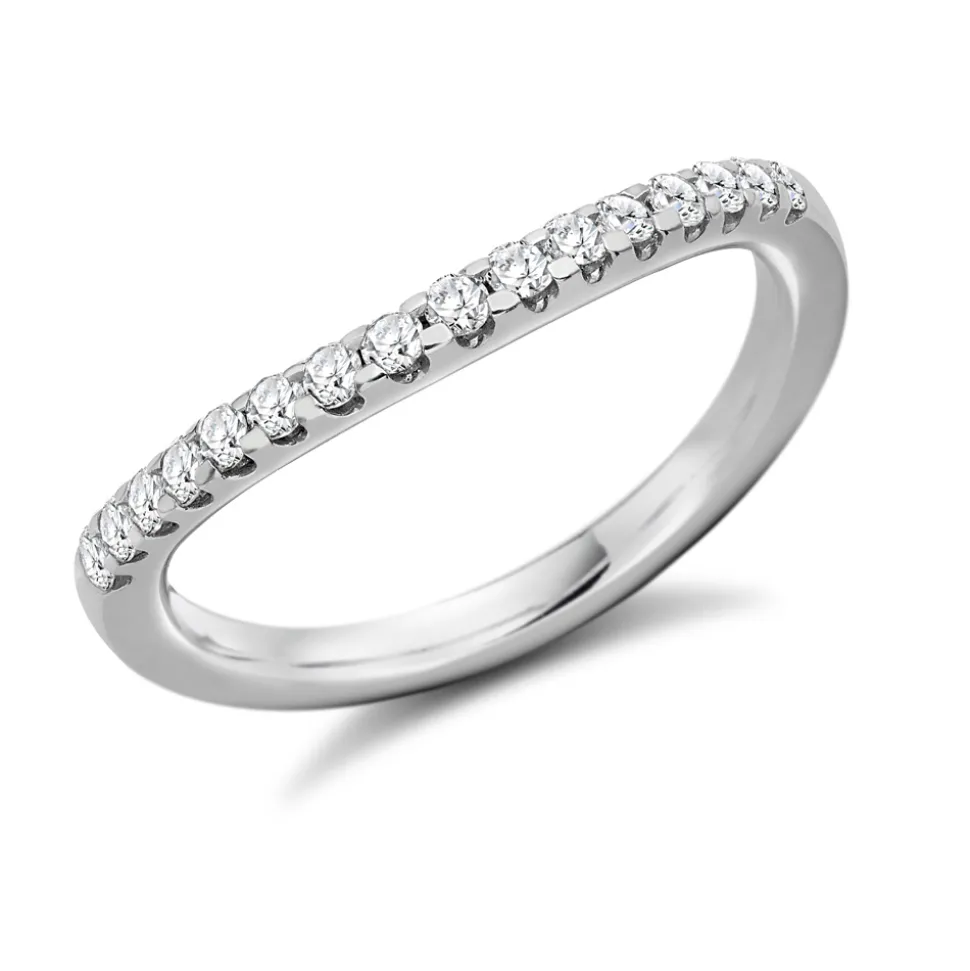 The Raphael Collection – Diamantring i hvitt gull – 1,9 mm – 0,30 ct