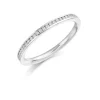 The Raphael Collection – Diamantring i hvitt gull – 2,0 mm – 0,20 ct