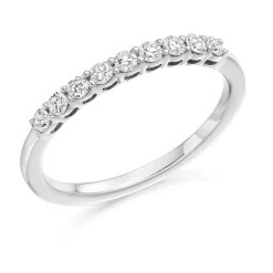 The Raphael Collection – Diamantring i hvitt gull – 2,1 mm – 0,33 ct