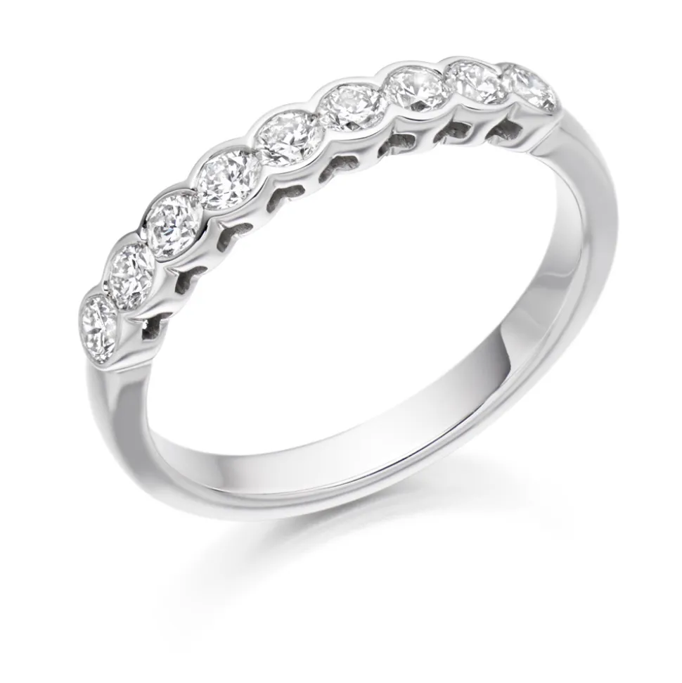 The Raphael Collection – Diamantring i hvitt gull – 3,0 mm – 0,50 ct