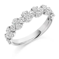 The Raphael Collection – Diamantring i hvitt gull – 4,7 mm – 1,2 ct