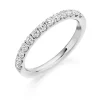 The Raphael Collection – Diamantring i hvitt gull – 2,4 mm – 0,50 ct