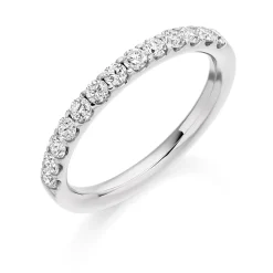 The Raphael Collection – Diamantring i hvitt gull – 2,4 mm – 0,50 ct
