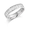 The Raphael Collection – Diamantring i hvitt gull – 4,7 mm bred, totalt 1,0 ct