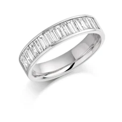 The Raphael Collection – Diamantring i hvitt gull – 4,7 mm bred, totalt 1,0 ct