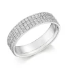The Raphael Collection – Diamantring i hvitt gull – 5,0 mm – 0,5 ct