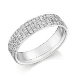 The Raphael Collection – Diamantring i hvitt gull – 5,0 mm – 0,5 ct