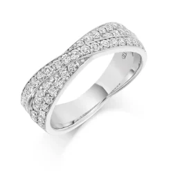 The Raphael Collection – Diamantring i hvitt gull – 5,9 mm – 0,7 ct