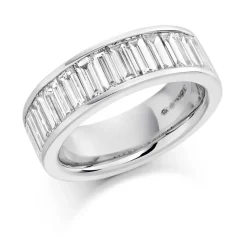The Raphael Collection – Diamantring i hvitt gull – 6,6 mm – 2,0 ct