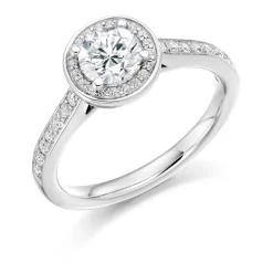 The Raphael Collection – Diamantring i hvitt gull – Totalt 0,80 ct