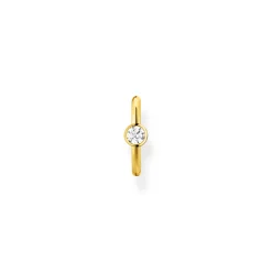 Thomas Sabo – Single ear cuff white stone silver – Selges enkeltvis