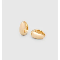 Tom Wood – Ice Hoops Medium Gold