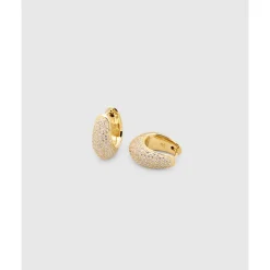Tom Wood – Ice Hoops Small Pave Gold