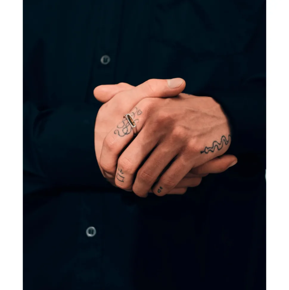 Tom Wood – Mario ring med Tigerøye