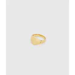 Tom Wood – Mini Signet ring i 9k gult gull- Oval