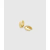 Tom Wood – Pebble Hoops Small Gold