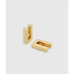 Tom Wood – Square Hoops Gold