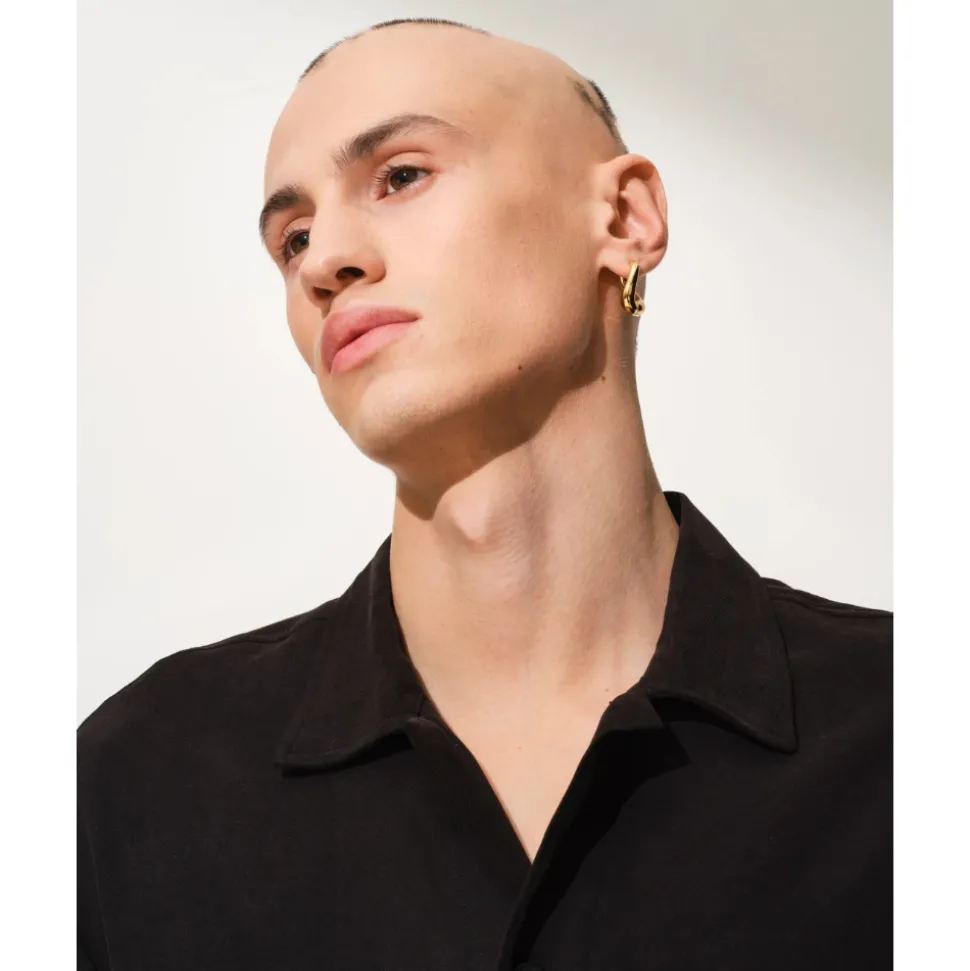 Tom Wood – Twist Hoops Gold