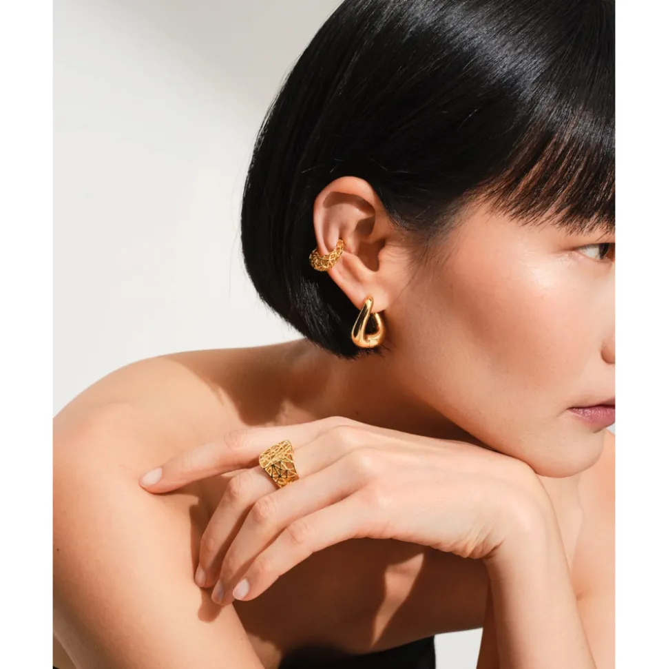 Tom Wood – Twist Hoops Gold